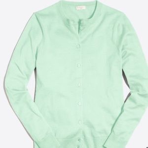 Mint Green J.Crew Caryn Cardigan
